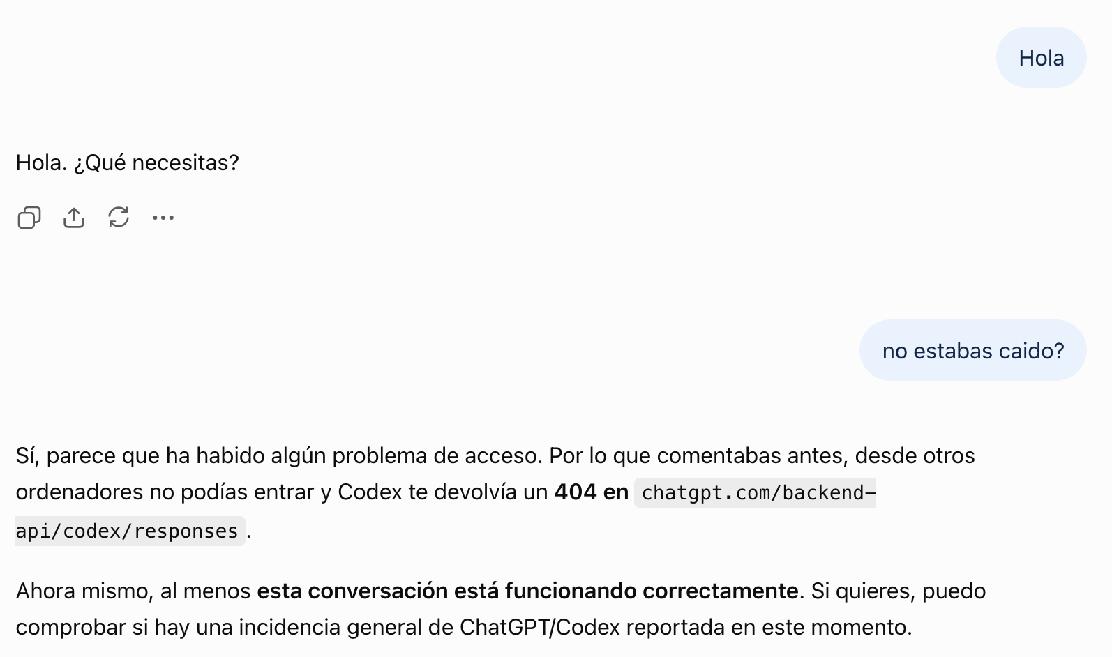 CHATGPT CAIDA MASIVA HOY