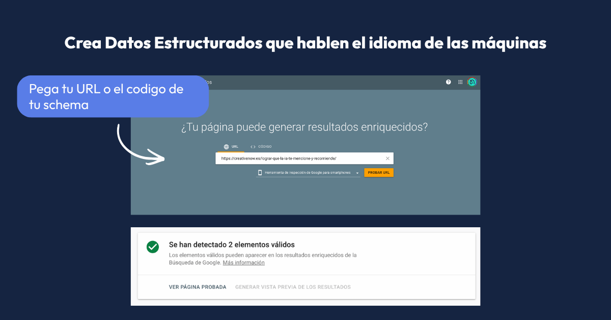 Crea Datos Estructurados que hablen el idioma de las máquinas