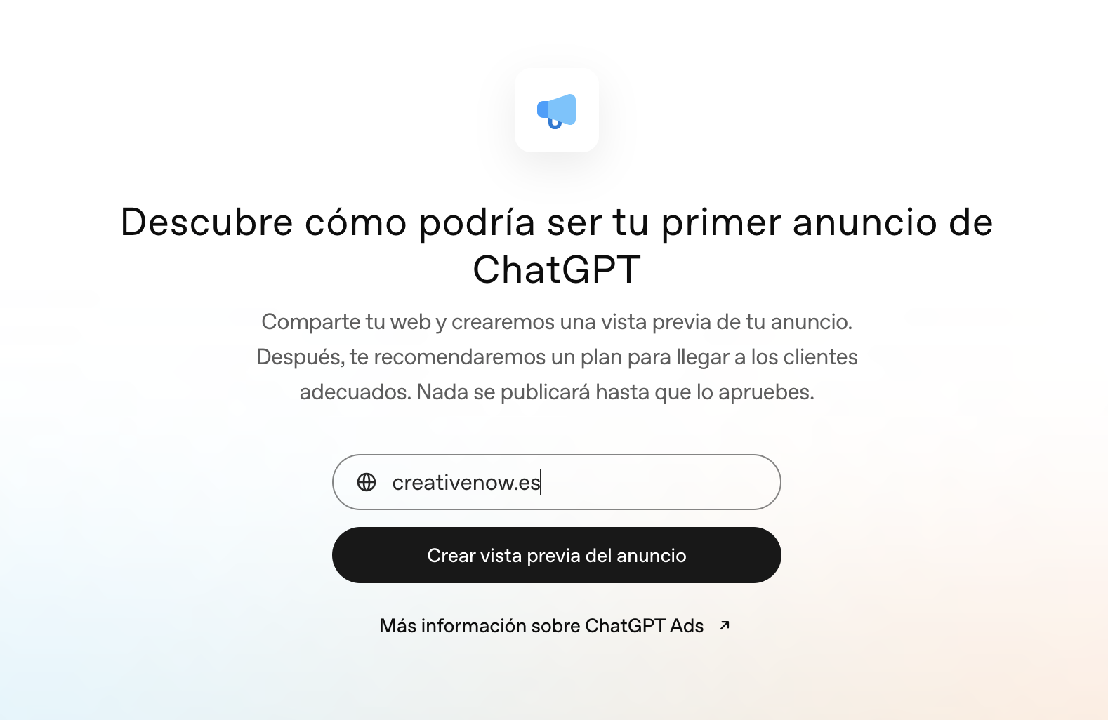 Intro chatgpt ads