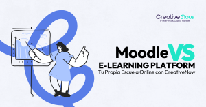 Blog comparativa de Moodle vs tener tu propia academy platform sin limitaciones