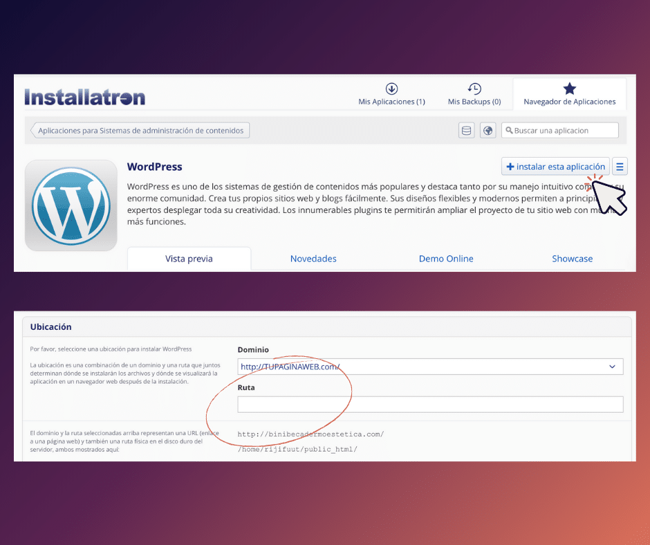 instalar wordpress