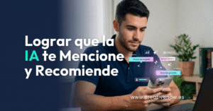portada de blog post sobre como lograr que la ia te mencione