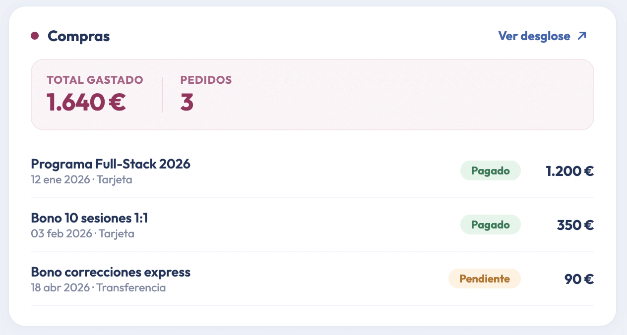 Cobra sin perseguir pagos